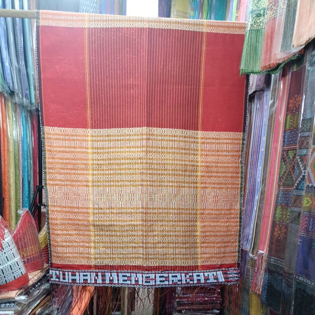 Ulos Ragihotang Sirat Besar Kombinasi Silver +Ulos Tulang