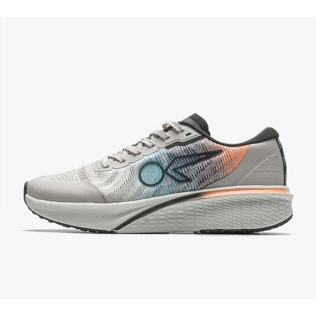 KANKY STORY HAGESHI LIGHT GREY ORANGE | SEPATU LARI PRIA WANITA