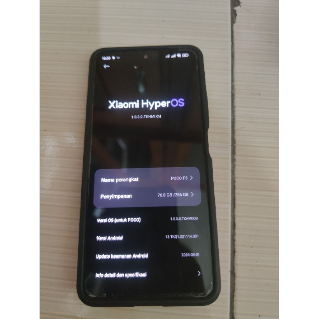 Poco f3 ram 8/256 batangan