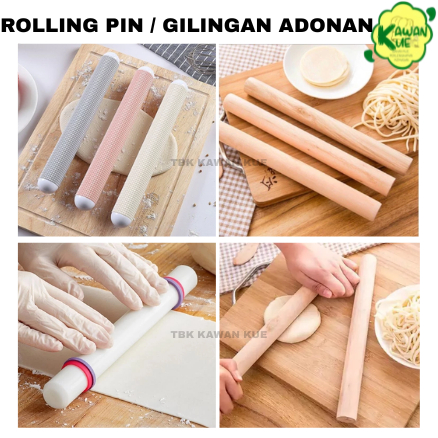 Rolling Pin / Penggilas Adonan / Penggiling Adonan / Kayu Penggiling Adonan