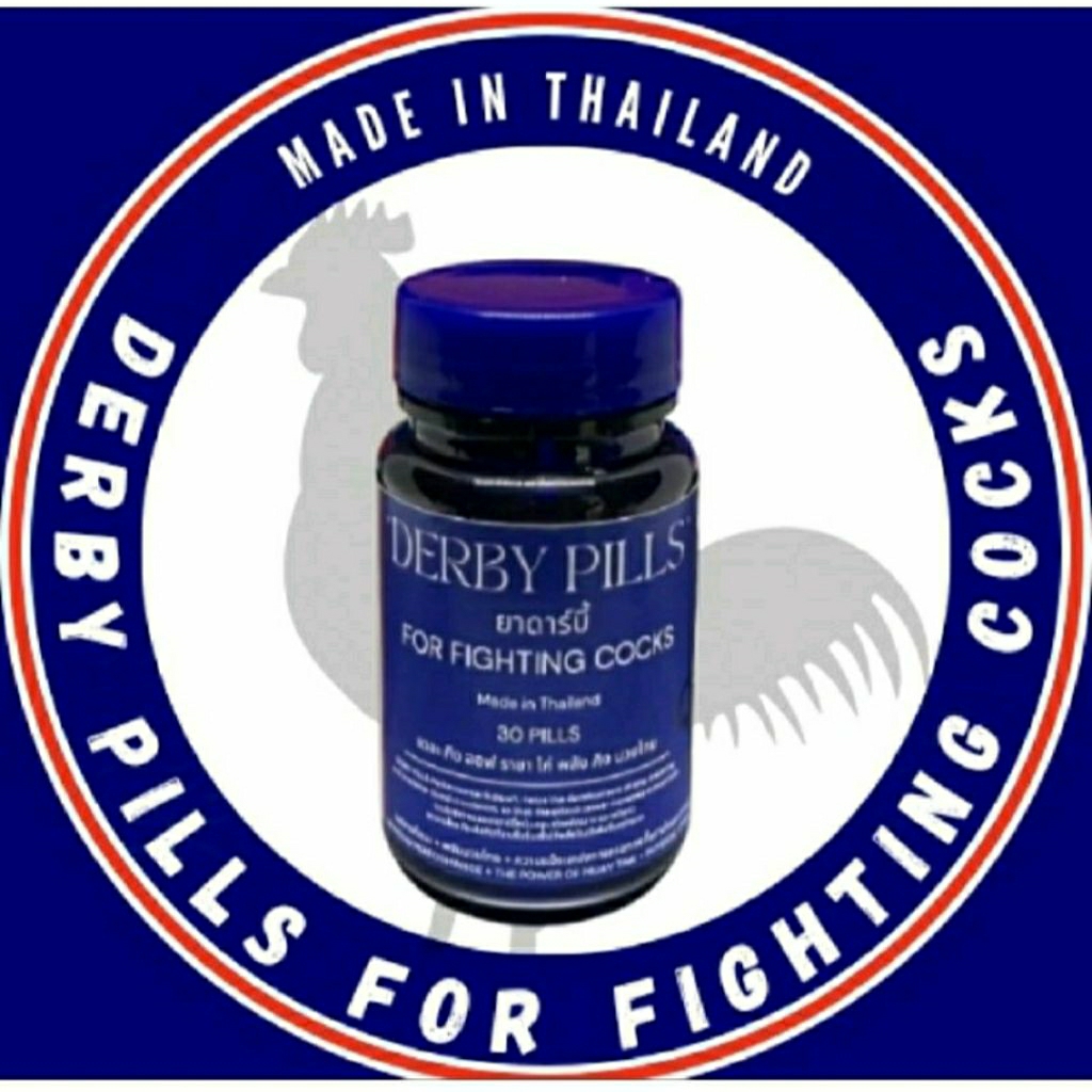 Derby Pills Doping Ayam Aduan Asli import Thailand