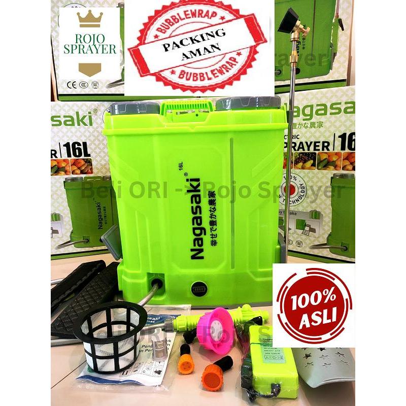 *2024-2025* Sprayer Elektrik Nagasaki 16 Liter ISO Jepang - Tangki Semprot Elektrik Sprayer Disinfek