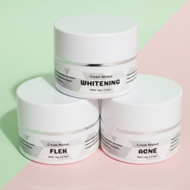 Cream malam drw msglow mkskin helwa night cream ecer sa cream flek flex whitening acne jerawat cm fl