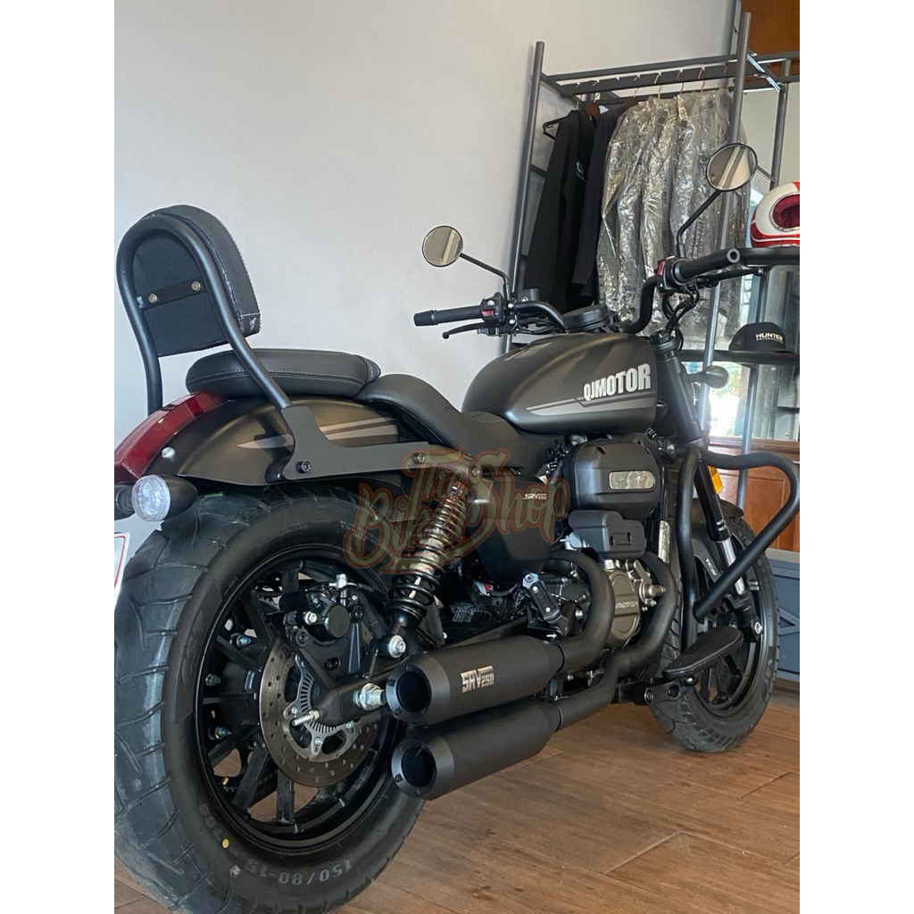 knalpot kenalpot QJ MOTOR SRV 250 AMT / LIBERO blar blar bas adem