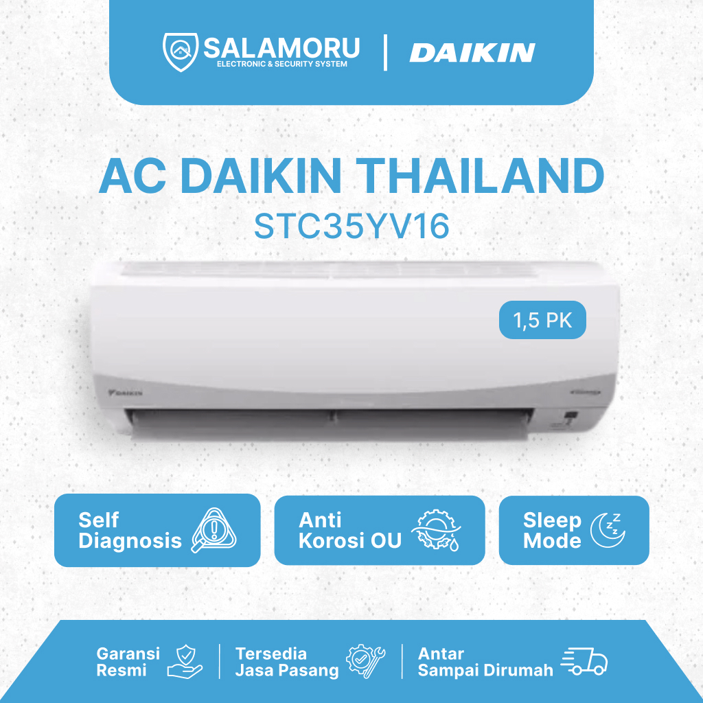 AC Daikin Thailand 1,5PK - Standard AC Split 1,5 PK STC35YV16 + Pasang