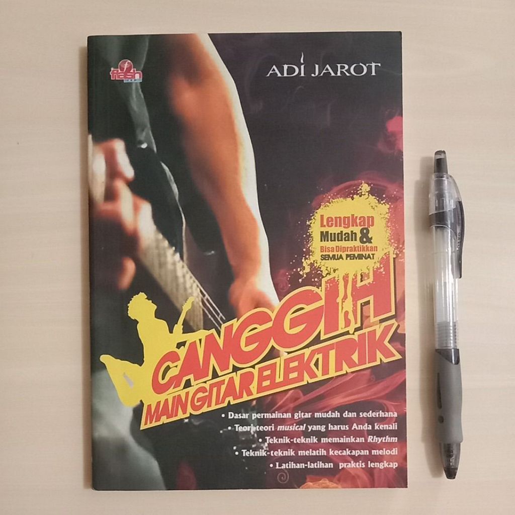 CANGGIH MAIN GITAR ELEKTRIK - ADI JAROT FLASH BOOKS - 2010 - Buku Bekas Murah Original - B1