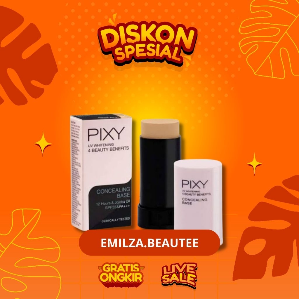 Pixy Concealing Base | Foundation & Concealer 2-in-1 – Tahan Lama dan Ringan di Kulit