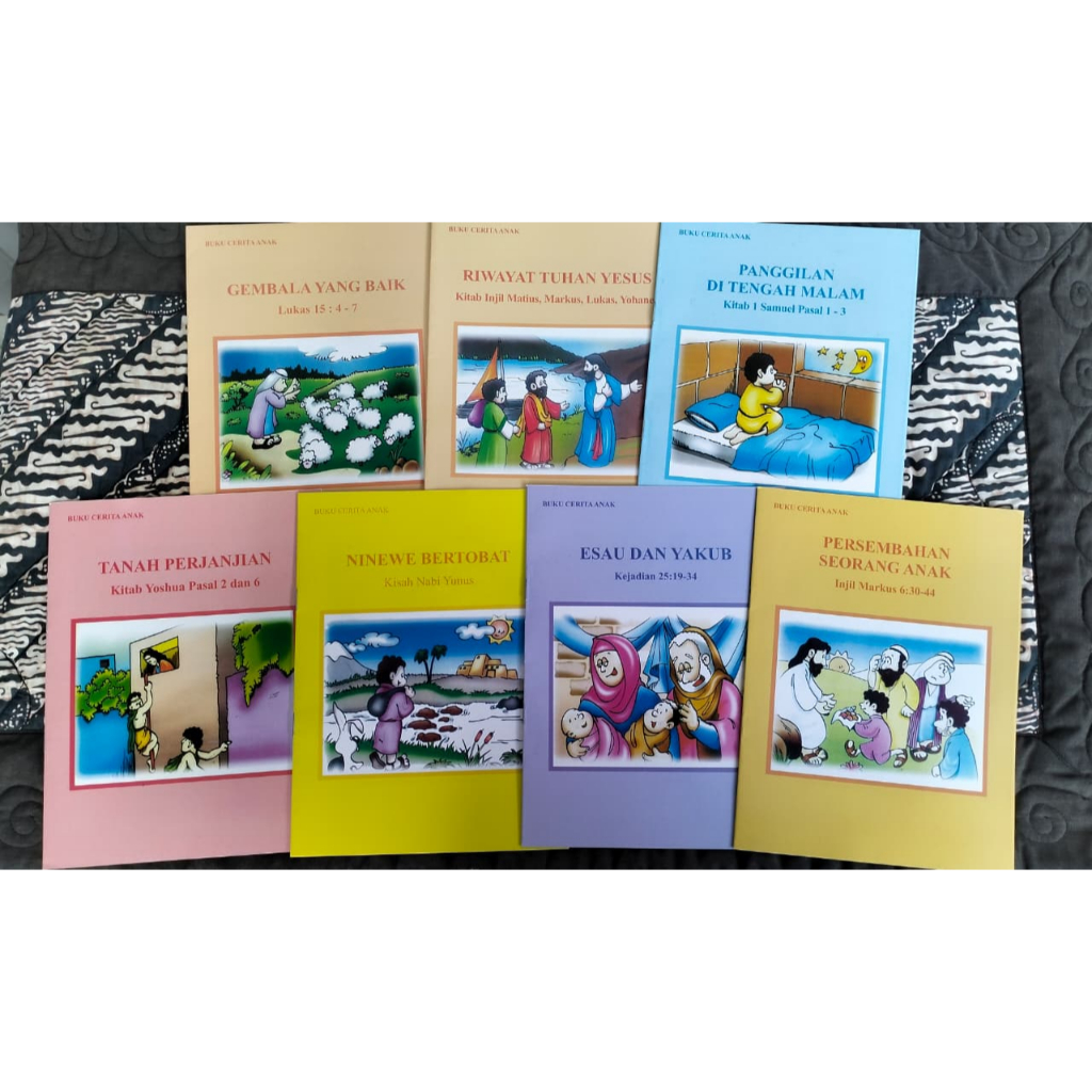 BUKU CERITA ANAK BERGAMBAR CERITA ALKITAB