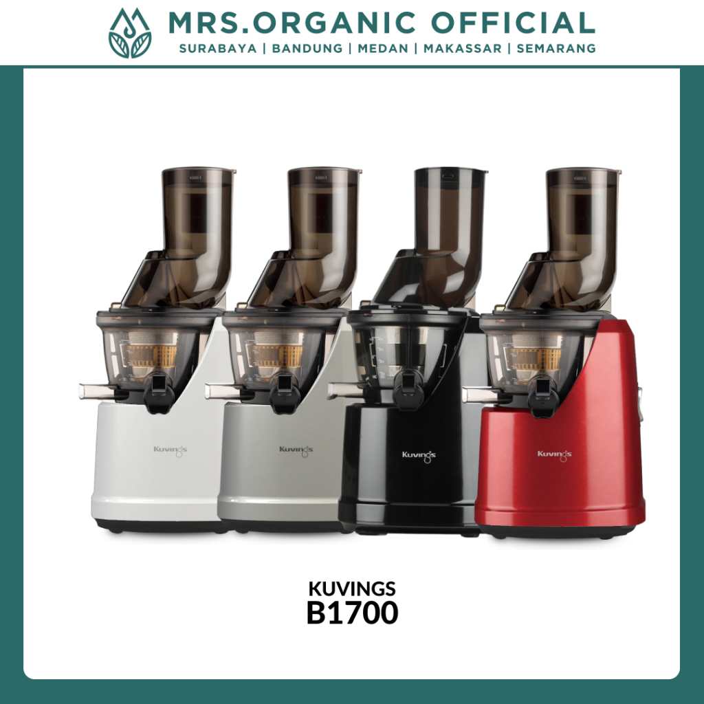 Kuvings Slow Juicer B1700 All Varian - Juicer Original Smoothie Juicer Sorbet Pemeras Buah Terbaik