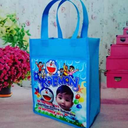 20x10x25 Tas Ultah Custom / Tas Ulang Tahun Anak Custom / Goodie Bag / Tas Ultah Anak