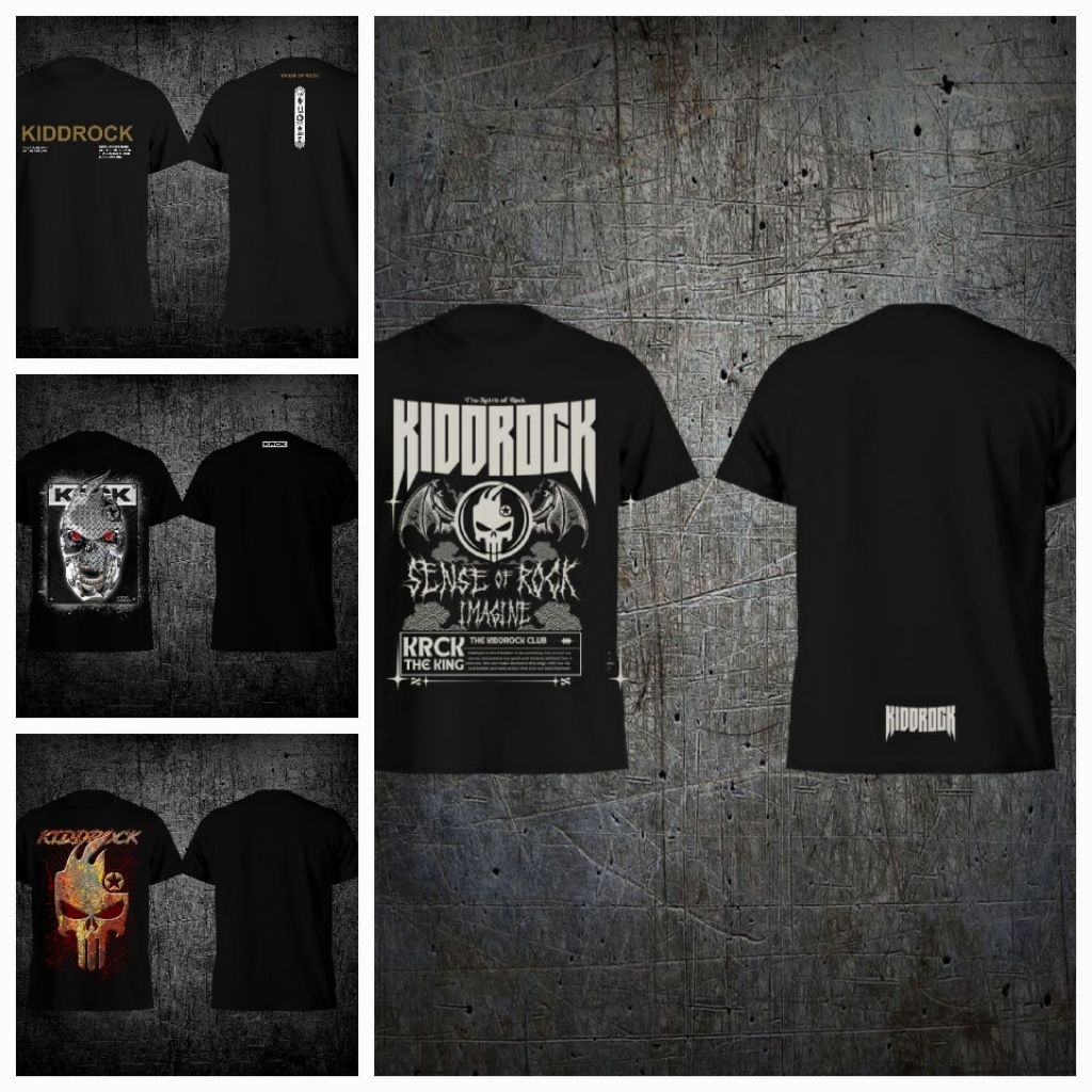 KAOS KIDDROCK ORIGINAL| KAOS DISTRO BANDUNG |KAOS COWOK