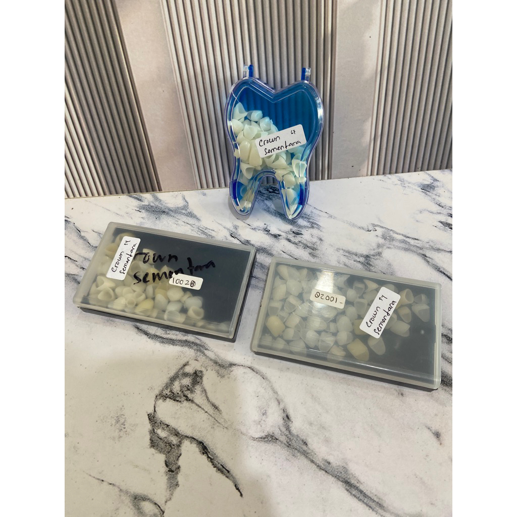 crown sementara | temporary dental crown | mahkota gigi sementara | crown proteksi gigi | dental tem