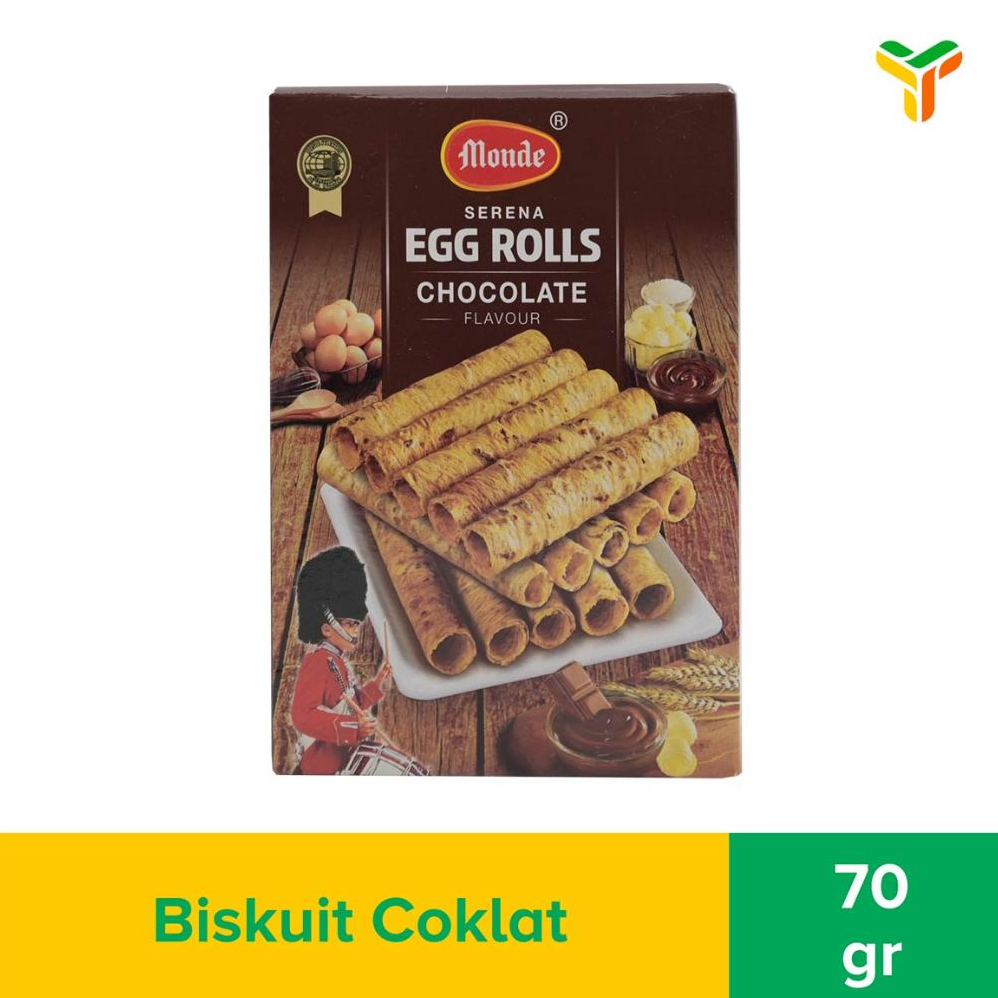 Monde Serena Egg Roll Chocolate 70Gr