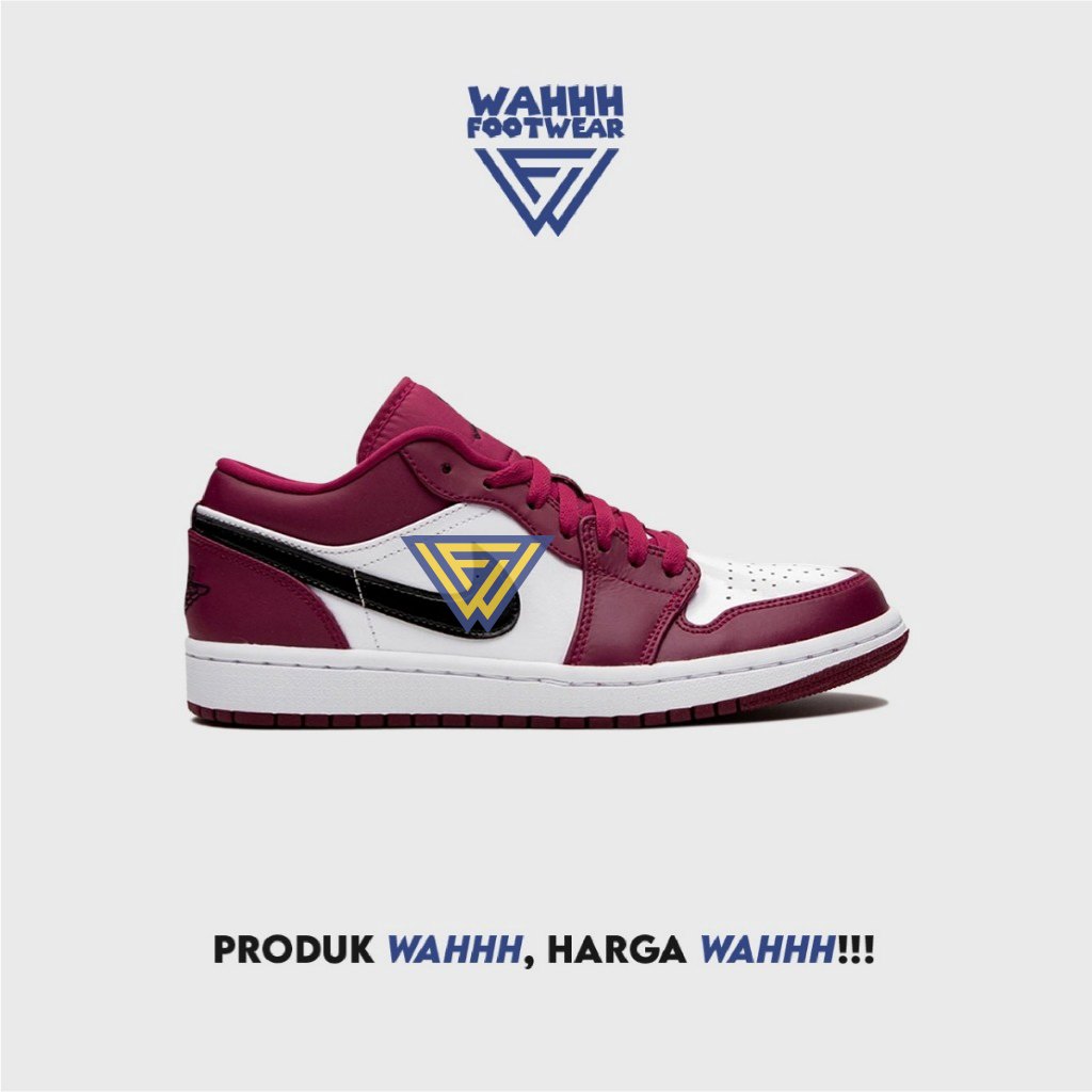 NK Air Jordan 1 Low - Noble Red White