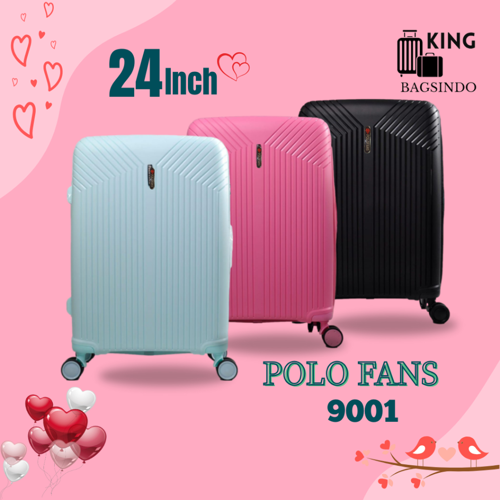 Koper Polo Fans Tipe 9001 PP 24 Inch Koper Bagasi Koper  Bagus Koper Bagus Koper Travell  Koper Tren