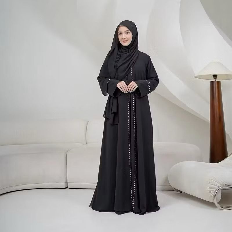 Gamis Outer Abaya Mewah Gamis Lebaran Terbaru 2026 Abaya Remaja Kekinian