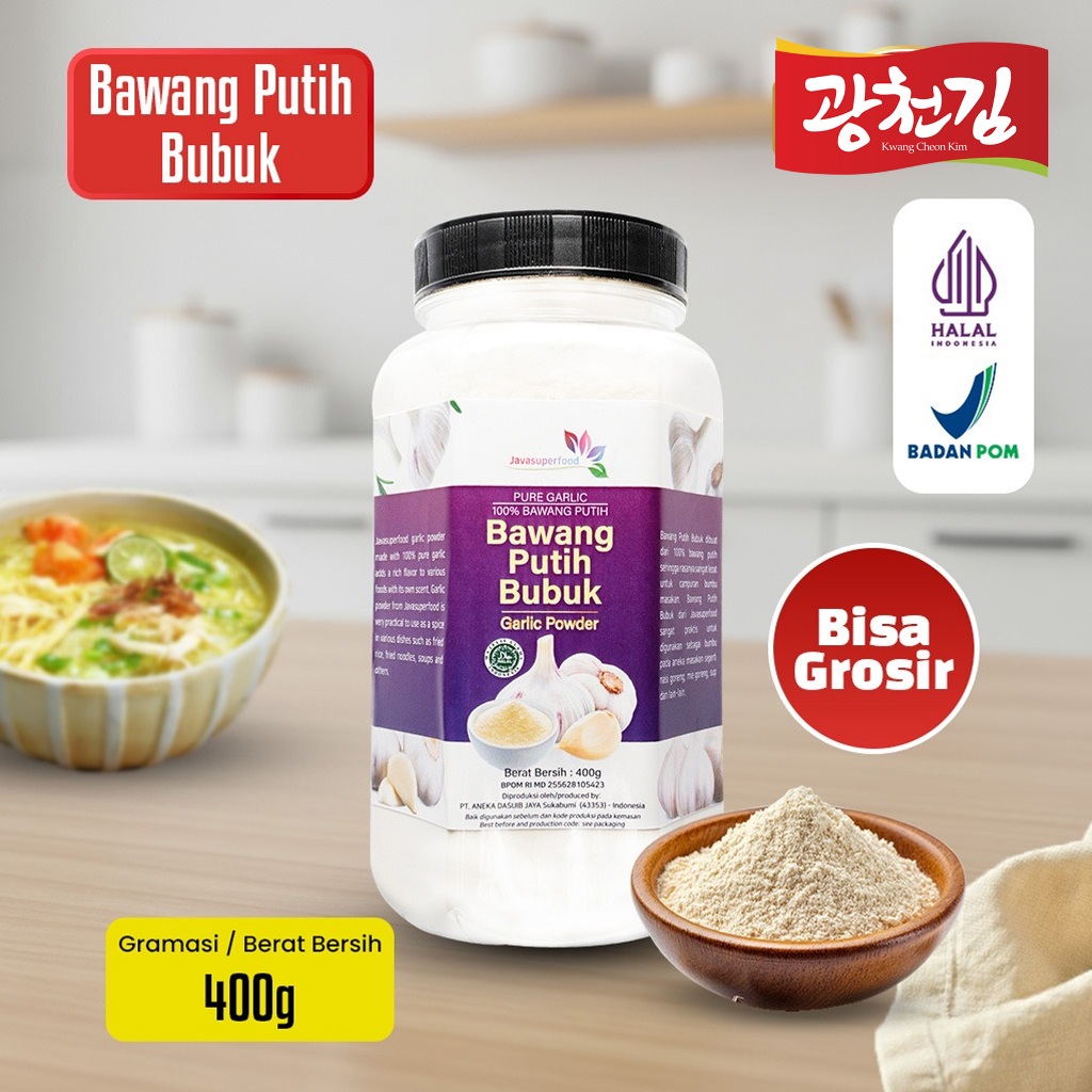 Bawang Putih Bubuk | Garlic Powder | Bubuk Bawang Putih 400g