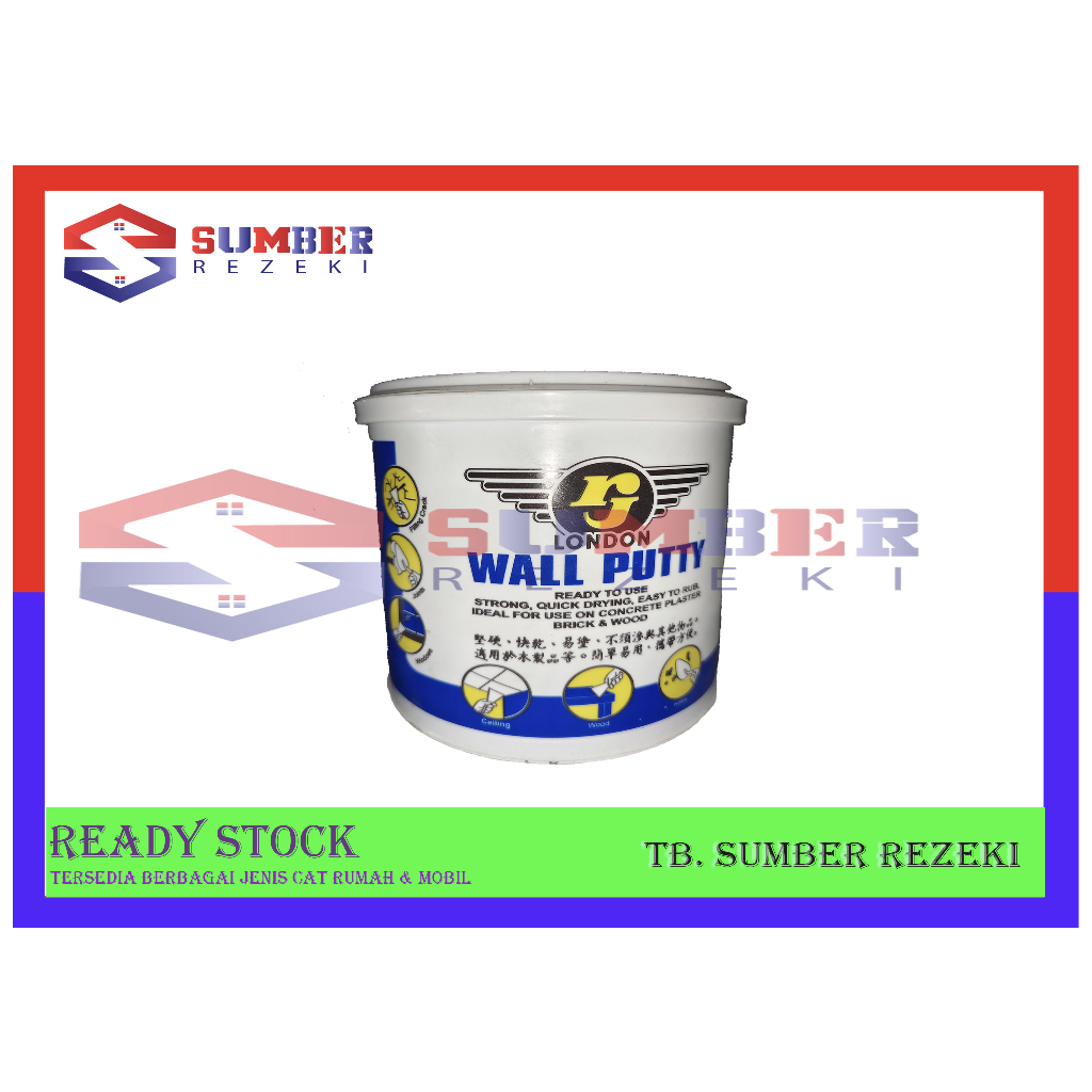 Dempul Tembok / Dempul Wal Putty RJ 1KG
