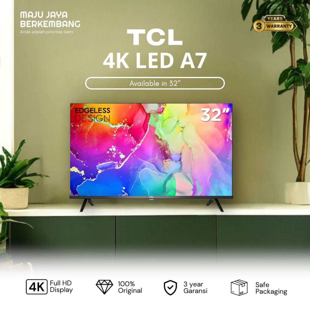 TCL LED TV 32A7 android 11 a7