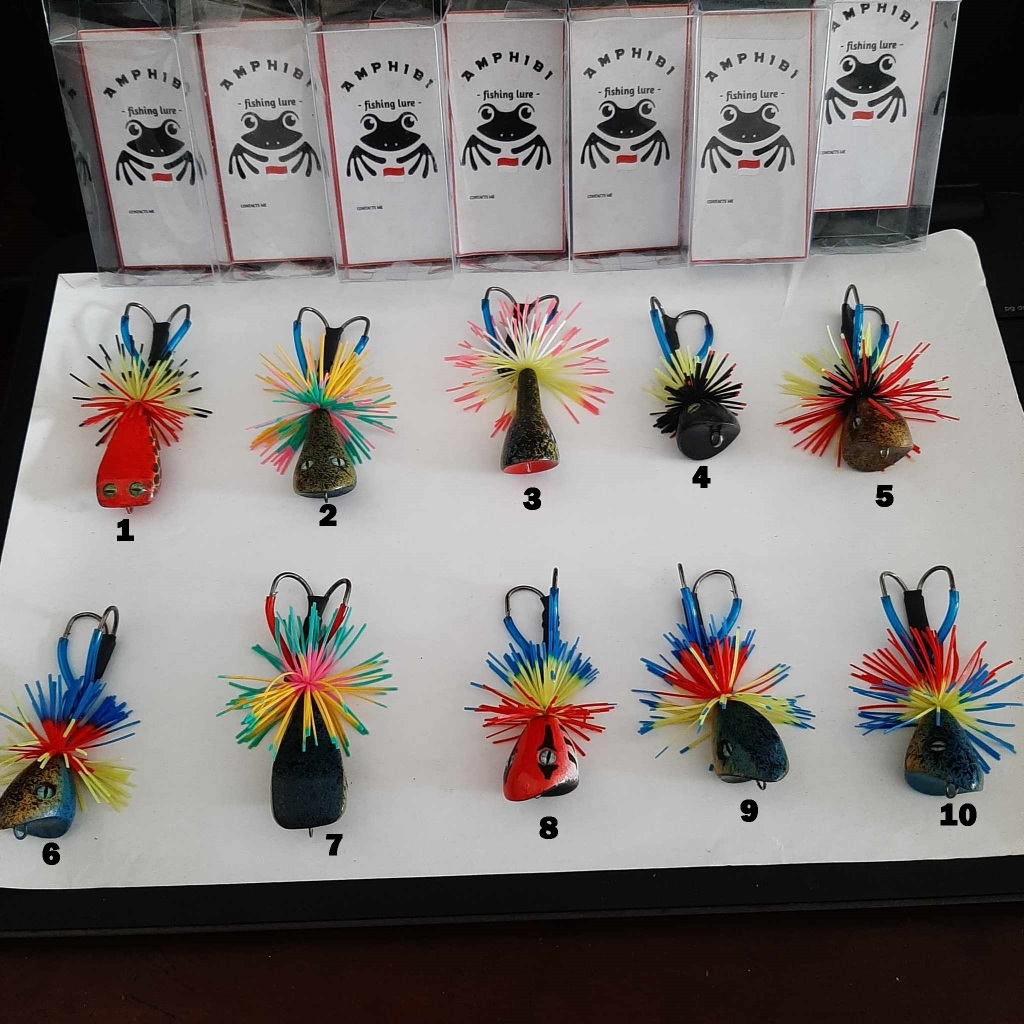 umpan pancing JAWS & GEOL untuk gabus, toman, dan lainnya. panjang -/+ 2.5 cm