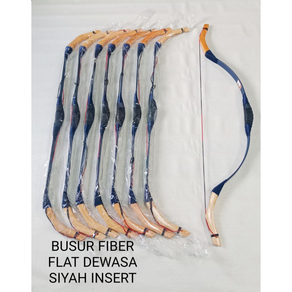 BUSUR FIBER FLAT DEWASA SIYAH INSERT 30LBS-45LBS