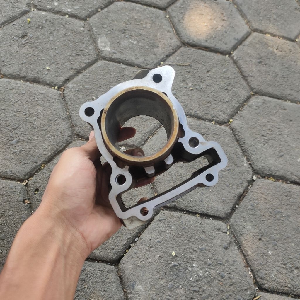 Boring Blok Seher NMAX Liner Cacat Bahan OB/Tanam Piston Oversize