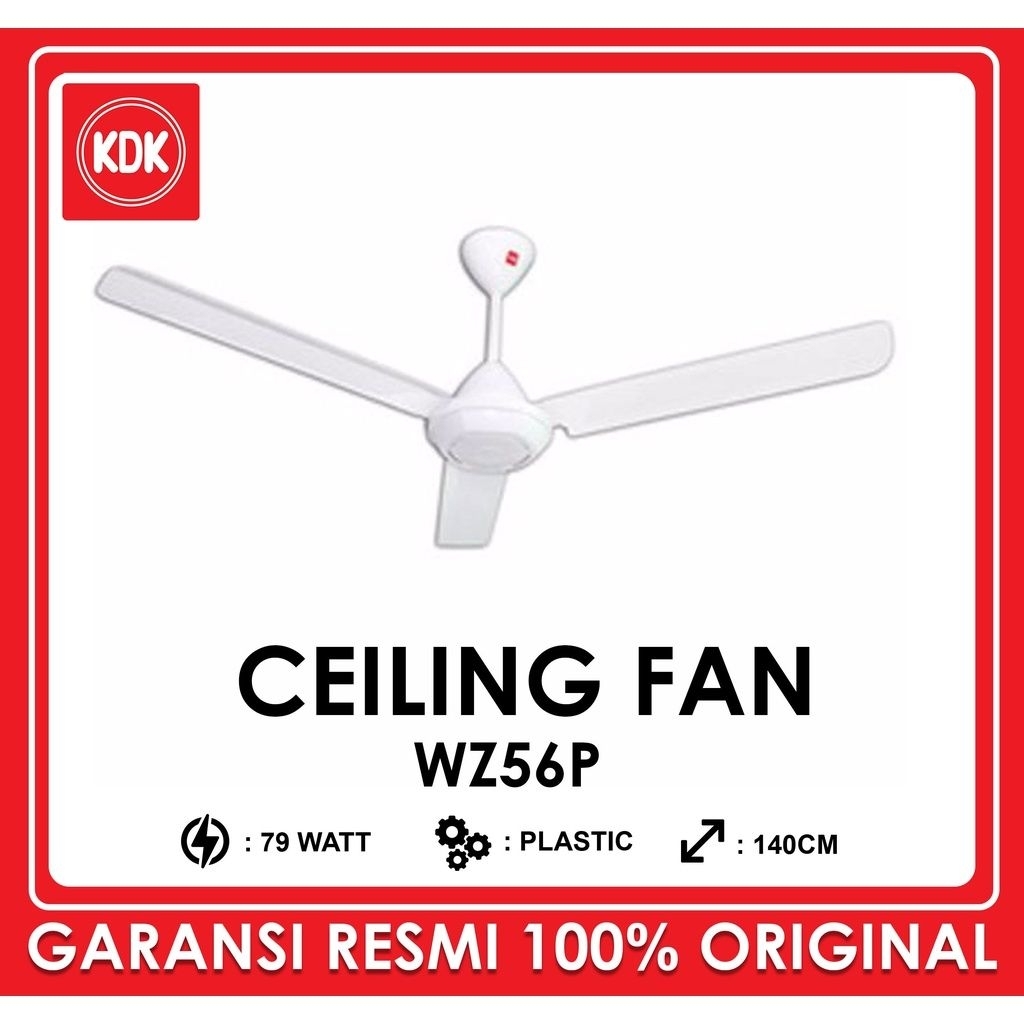 KDK WZ56P Ceiling Fan KDK WZ56P Kipas Angin Baling Plafon 56"