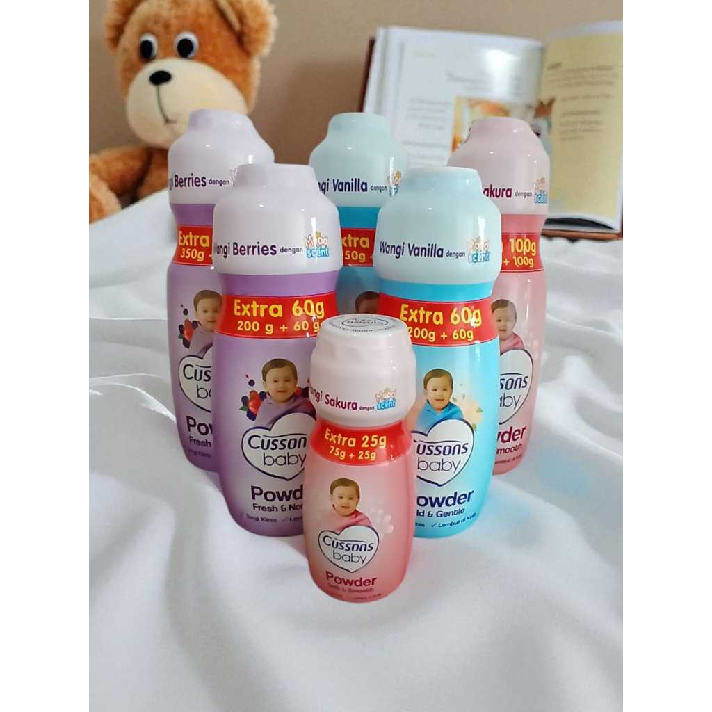 CUSSON BABY - Powder CUSSONS Baby Powder 75gr+25gr / 200gr+60gr / 350gr+100gr