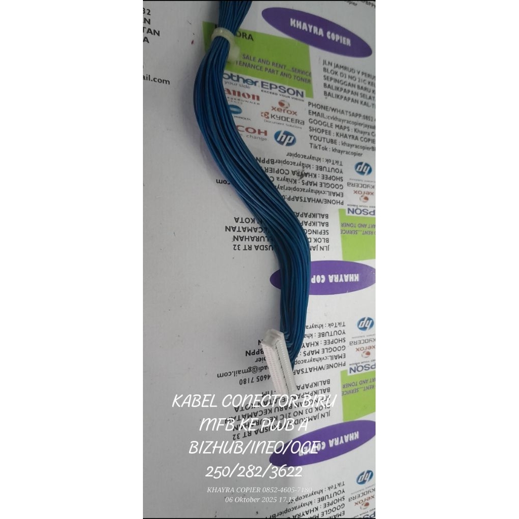 KABEL MFB KE PWB A(KABEL KONEKTOR BIRU) BIZHUB/INEO/OCE 250/282/3621