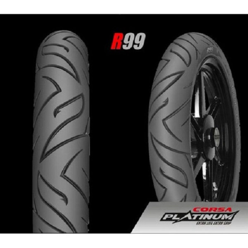 BAN LUAR TUBELESS CORSA PLATINUM R99 RING 17 100/80-17 110/70-17 120/70-17 130/70-17 ORIGINAL