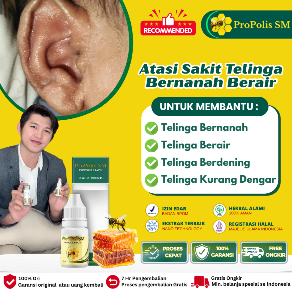 Obat Tetess Telinga, Telinga Bernanah, Obat Telinga Tuli Obat Telinga Berair Telinga Tuli Permanen O