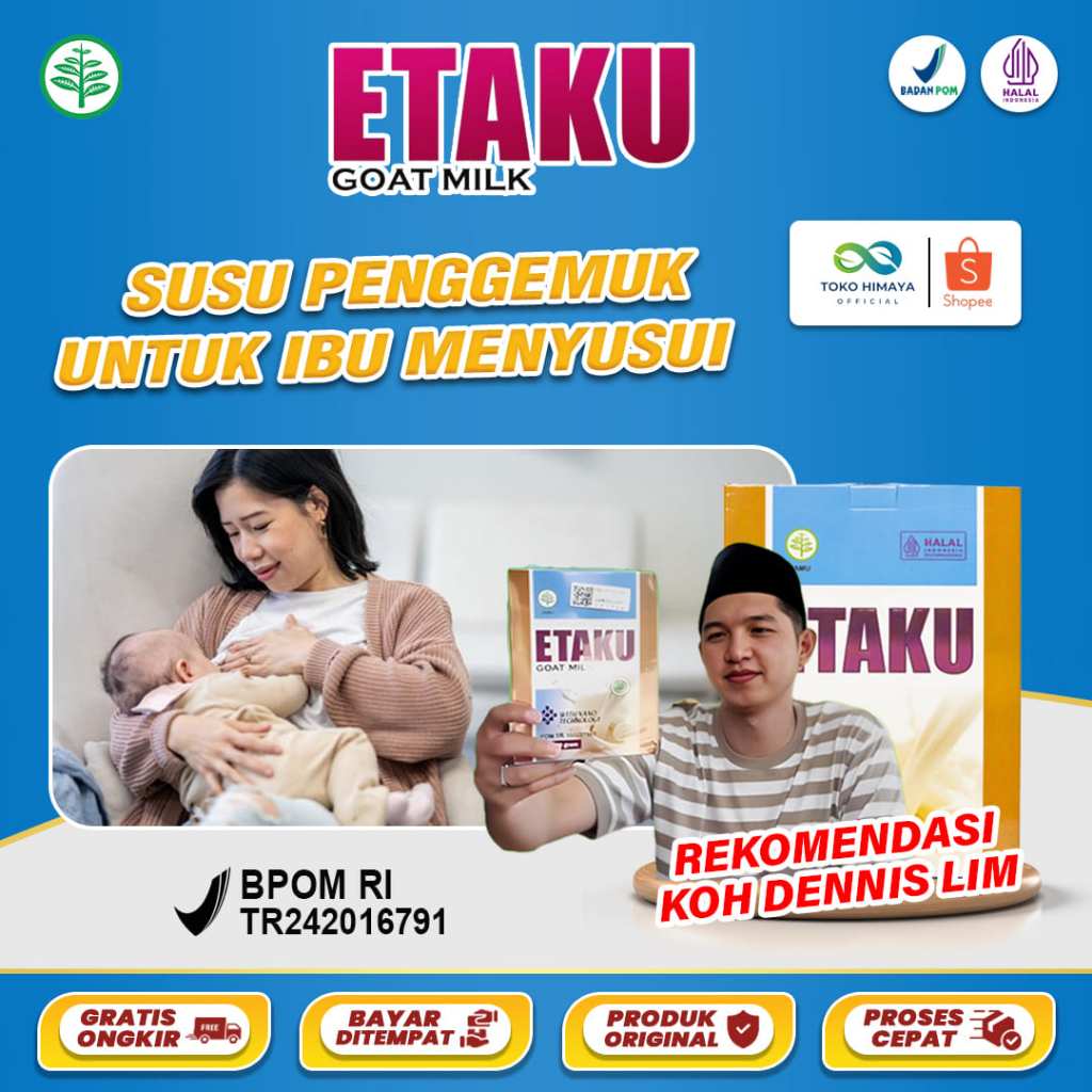 ETAKU Susu Penggemuk Untuk Ibu Menyusui Penambah Berat Badan Ibu Menyusui Susu Gemuk Busui