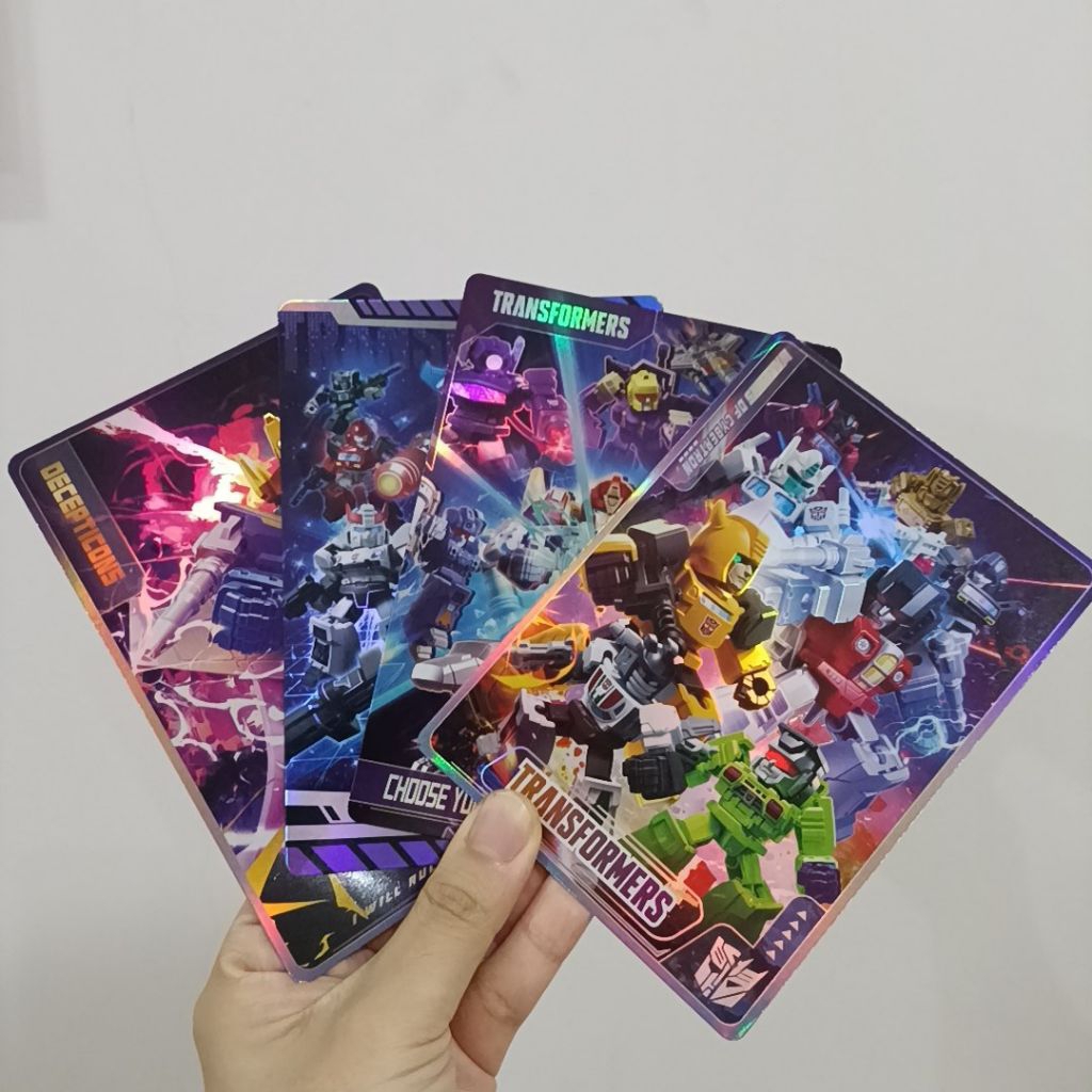 Blokees Postcard banyak varian kartu transformers