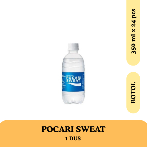 Pocari Sweat Minuman Isotonik (350 ml) 1 Dus Isi 24 / Pocari Sweat