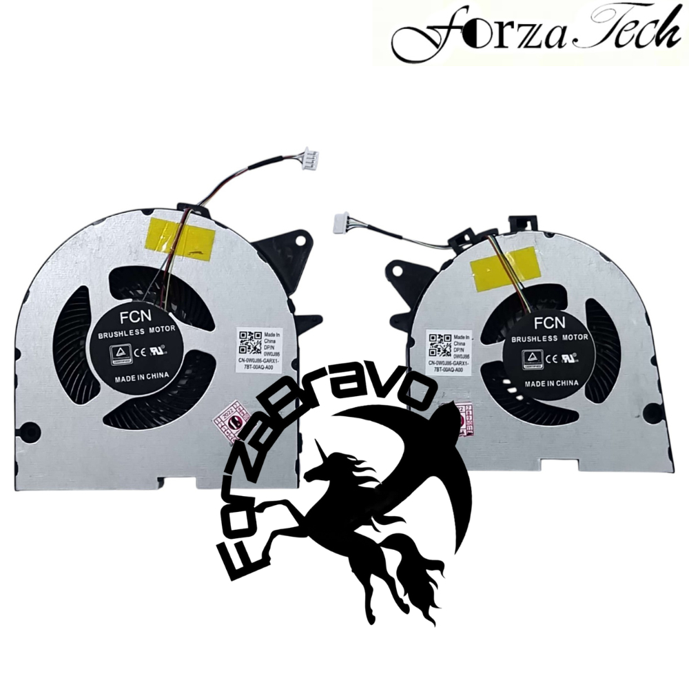 Cooling Fan Kipas CPU & GPU Cooling Fan LNOVO Legion Y540P Y545 Y7000P-2019 FKTY FKU0 Sepasang BERGA