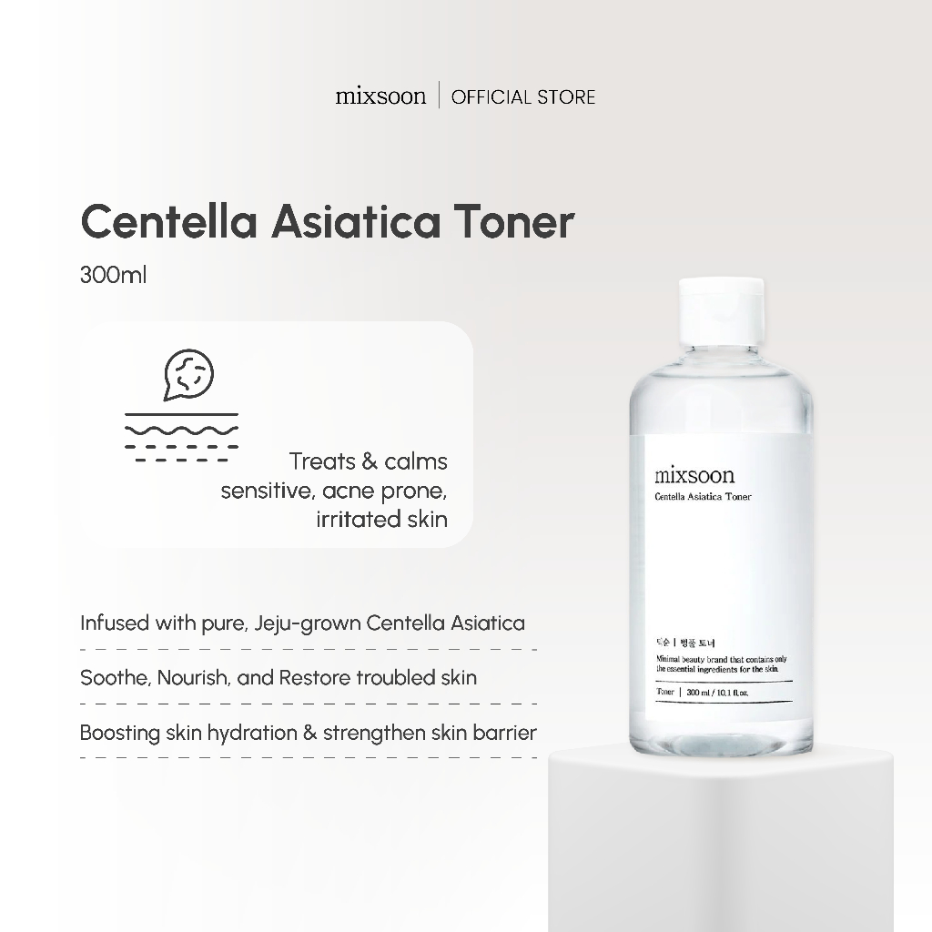 MIXSOON Centella Asiatica Toner 300ml