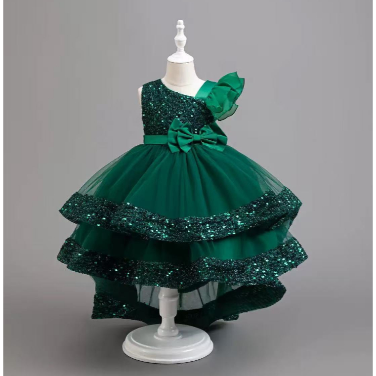 JJS-Gaun natal anak dress natal anak baju natal anak gaun kembang anak dress kembang anak baju kemba