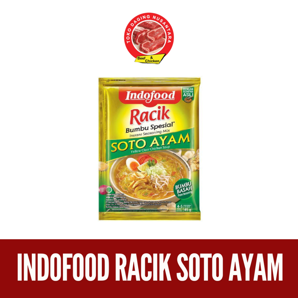 Indofood Racik Bumbu Soto Ayam / Bumbu Basah Instan Soto Ayam