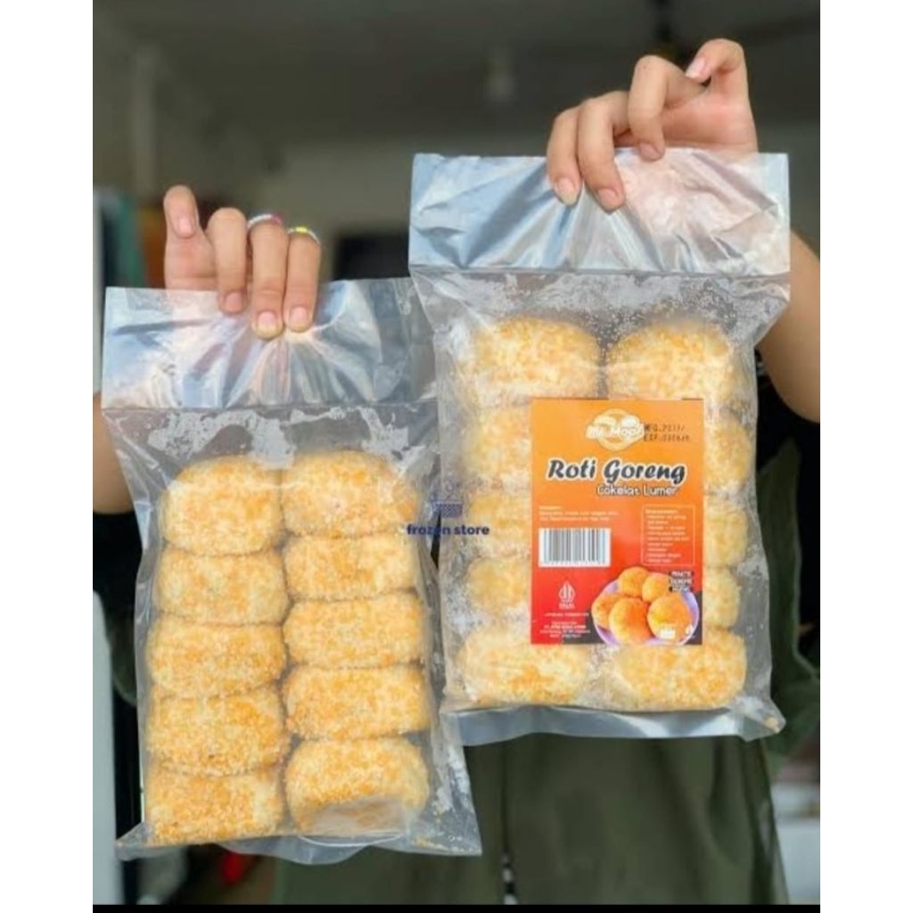 Roti goreng coklat lumer isi 10 / roti goreng frozen / roti goreng ayam pedas / roti goreng beef rot