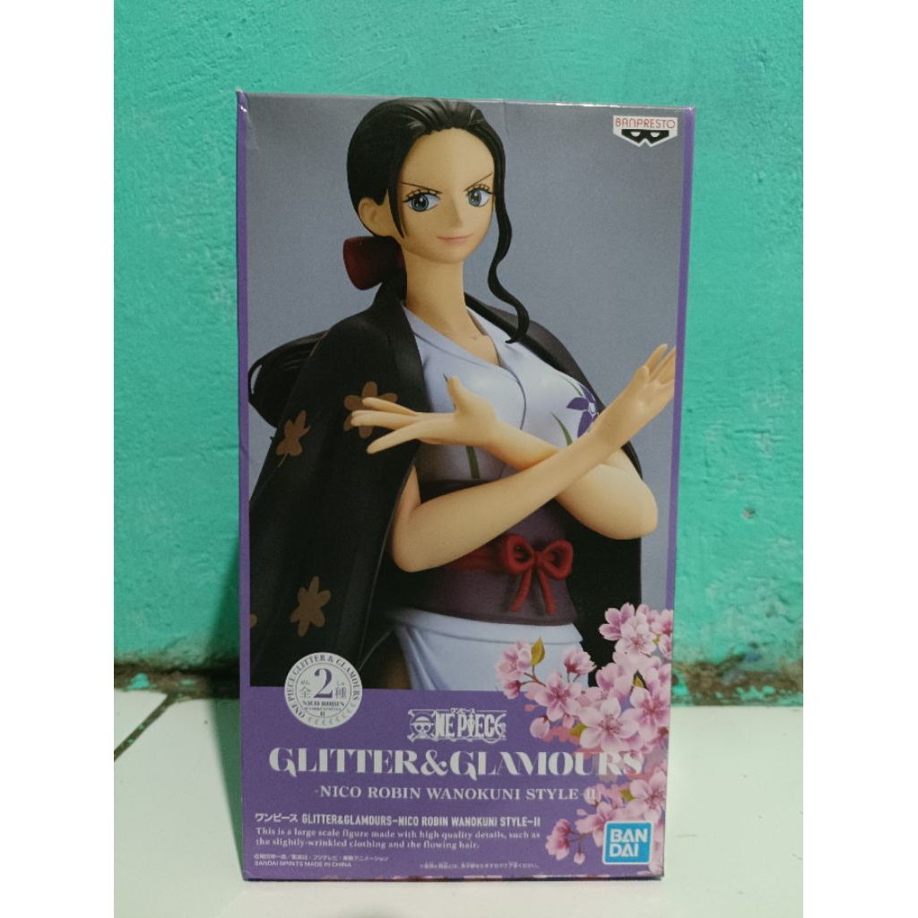 Figure One Piece Glitter And Glamours GnG Nico Robin Wanokuni Style II A JAPVER