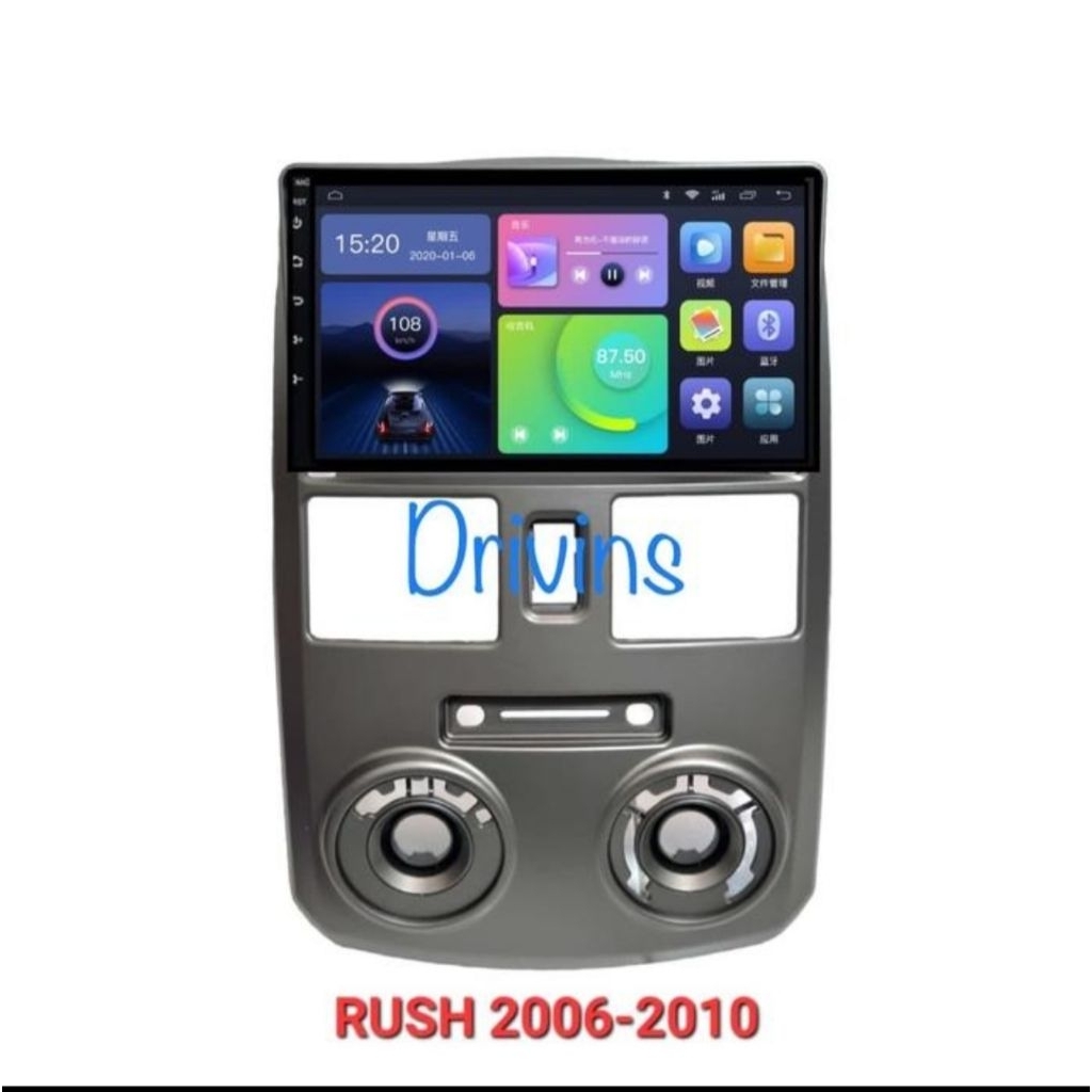 Frame Head Unit Android Toyota RUSH 2006 - 2017