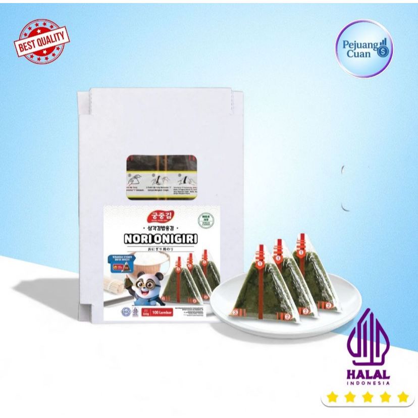 ONIGIRI 100 LEMBAR HALAL / ONGIRI TRIANGLE TERMURAH