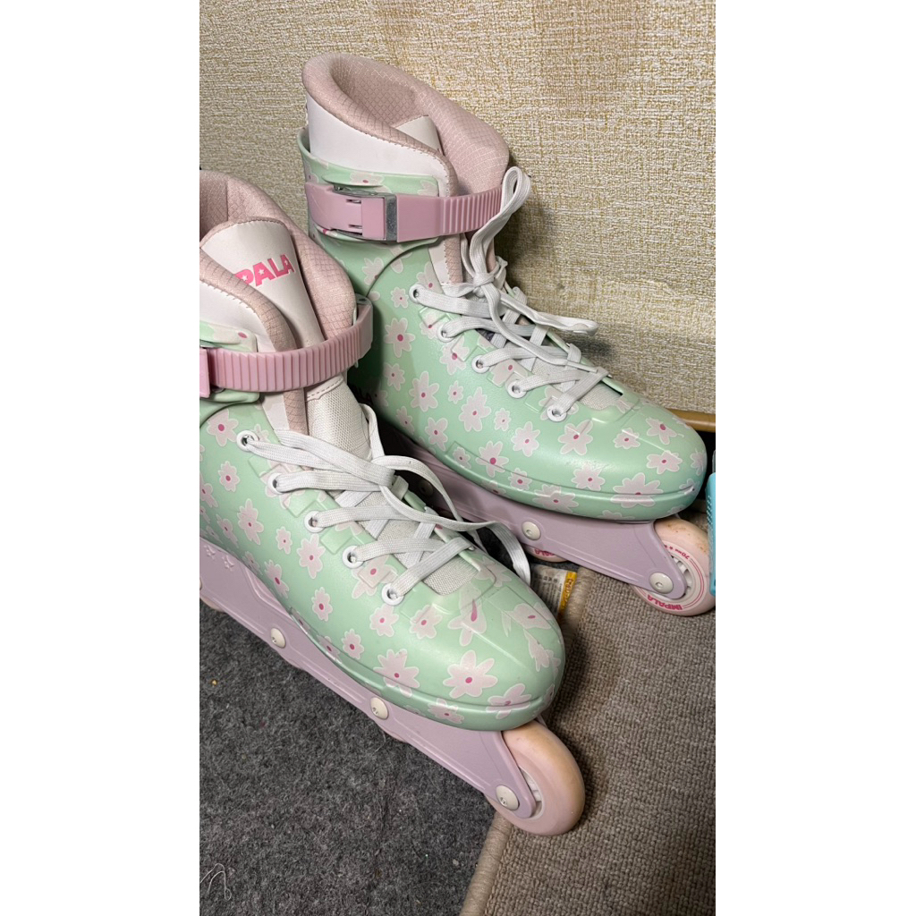 impala skate mint flower power preloved hanya 1