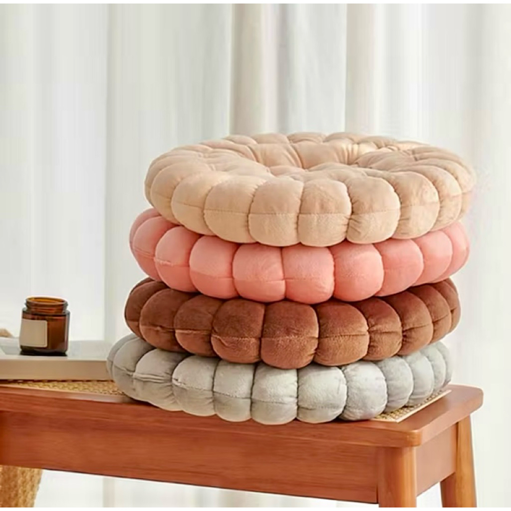 Bantal Biskuit / Bantal duduk biskuit bulat / Bantal duduk unik