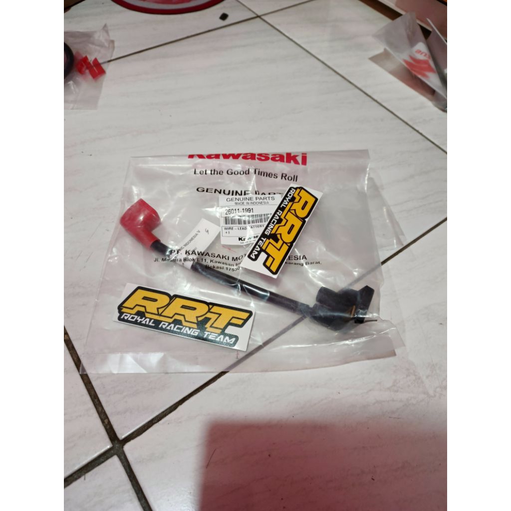 kabel aki positif plus + kawasaki klx 150 KLX 140 original
