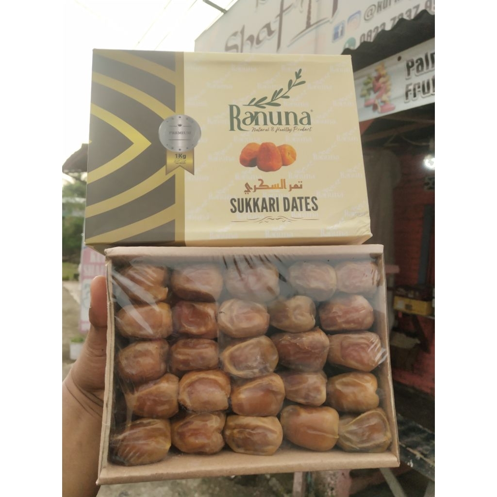 Kurma Sukari Premium Ranuna 1 Kg | Kurma Sukari Kurma Madu Kurma Raja