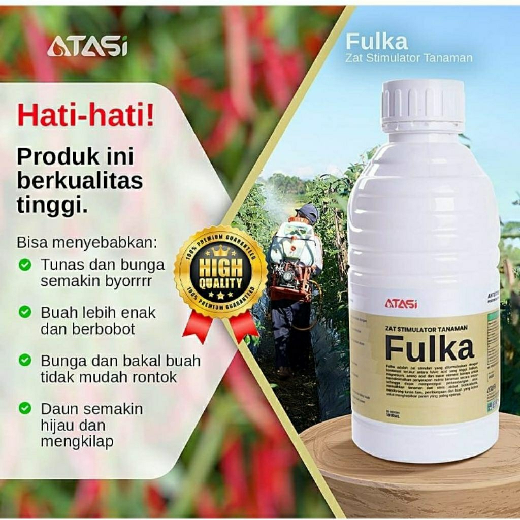 Fulka-Zat Stimulator Tanaman-Solusi Obat Anti Stres dan Keriting | Nutrisi Tanaman dan Pembesar Umbi