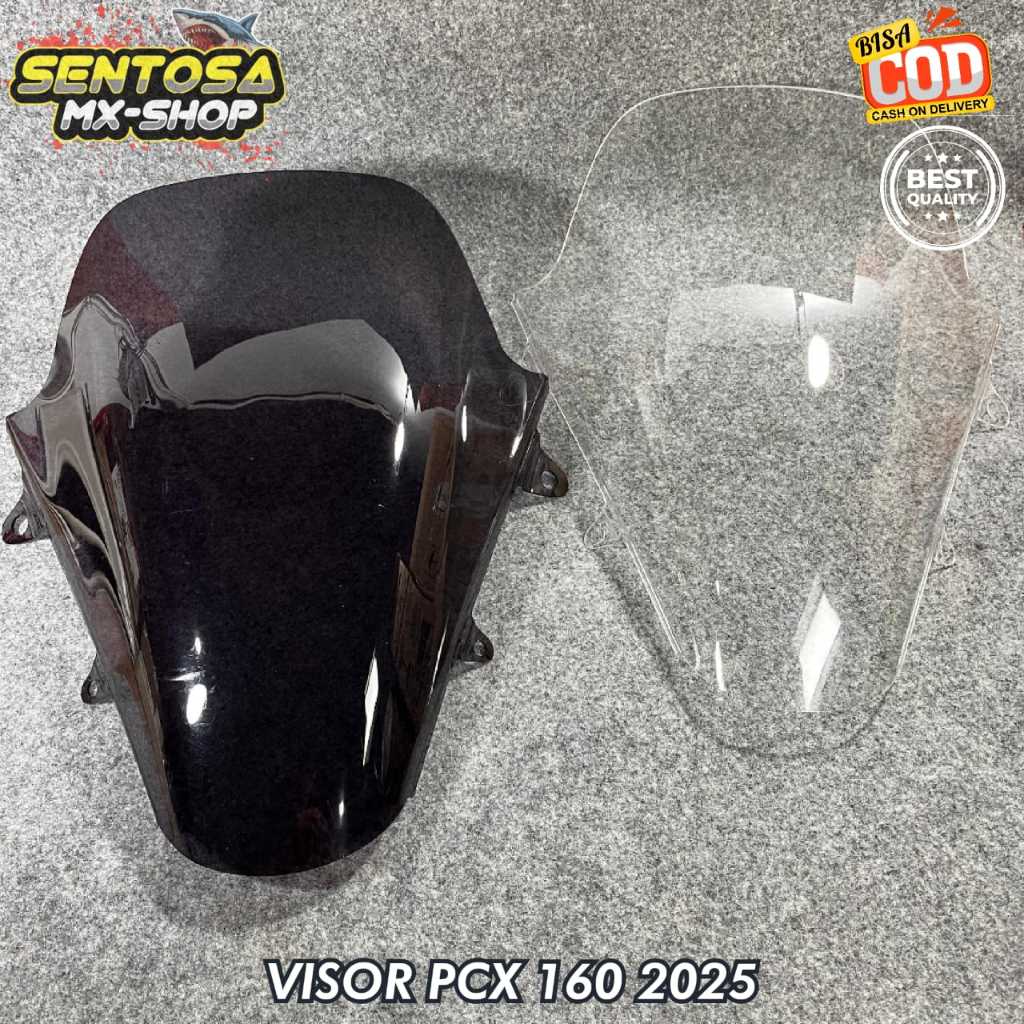 VISOR / WINDSHIELD PCX160 2020-2024 / PCX 160 NEW 2025 ABS CBS ROADSYNC BENING & SMOKE