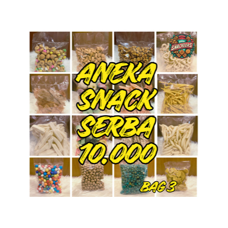 ANEKA SNACK SERBA 10RIBU / ANEKA CEMILAN MAKANAN RINGAN / CEMILAN / SNACK KERING