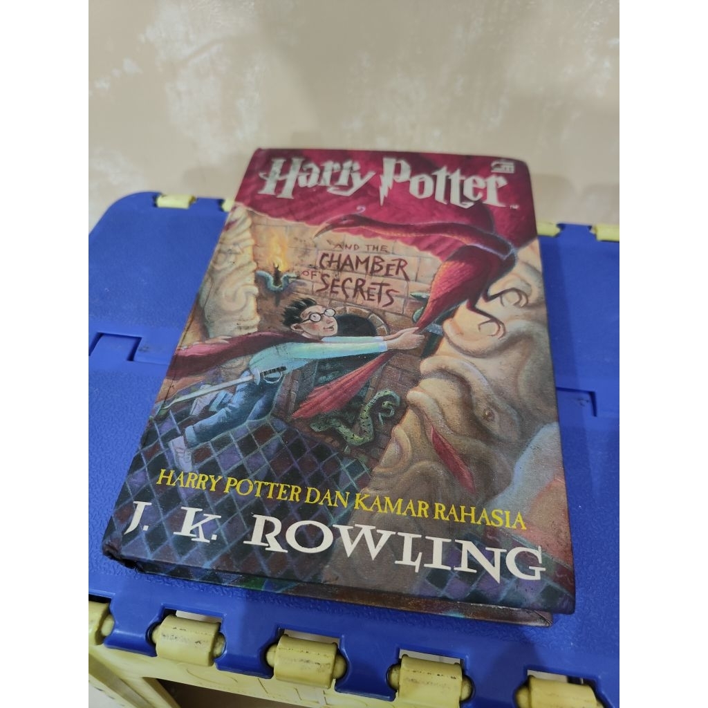 novel original ori harry potter 2 hard cover hc dan kamar rahasia and the chamber of secrets buku be